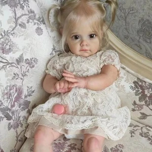 60CM Maggie Handmade High Quality Soft Vinyl Silicone Reborn Toddler Detailed - Picture 1 of 3