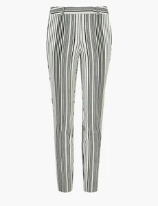 STRIPED TROUSER size 8 Regular M&S COLLECTION slim ANKLE GRAZER CLEARANCE SALE - Picture 1 of 3