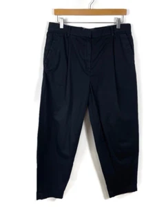 Everlane The Tencel Way High Taper Pant Womens Sz 10 Black Pleated with Pockets - Picture 1 of 11