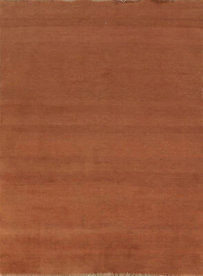 Stylish Gabbeh Solid Design Wool Modern Rug - Enhance Your Home Decor 5x7 ft - Image 1 of 4