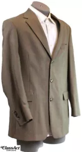 Cappotto sportivo blazer Graham & Gunn uomo lana marrone pied de poule quadri 3 Btn 42R - Foto 1 di 7