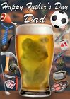 Koala Bear Pint Father's Day Personalised Greeting Card A5 Pub Step-Dad PP178