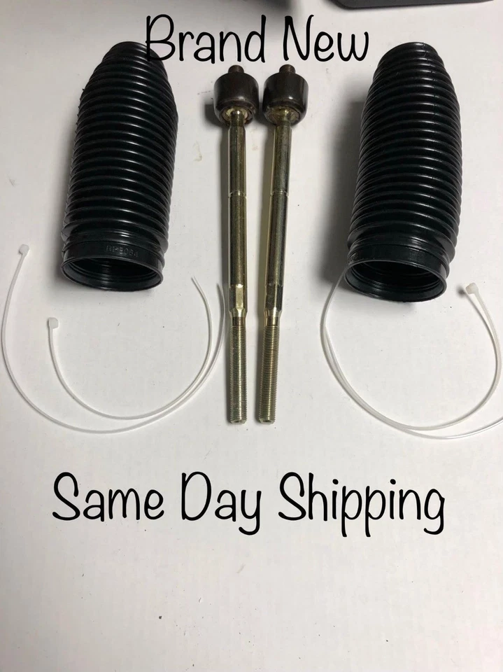 4 pc Set Two New Inner Tie Rod Two Boots for Hyundai Sonata 1989-1994 Foto 1 de 1