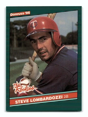Steve Lombardozzi 1986 Donruss The Rookies RC #18 Minnesota Twins NM-MINT - Image 1 of 2