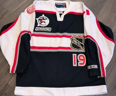 Camiseta deportiva vintage 2000 Steve Yzerman North America CCM All Star Game Red Wings LG Foto 1 de 4