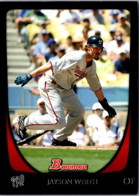 2011 Bowman Jayson Werth #121 Washington Nationals Baseball Card - Image 1 of 2