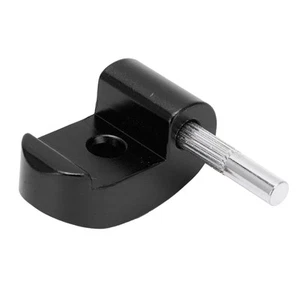 BLACK Reinforced Lock Hinge Repair Latch Scooter Reinforced Folding Hook DOB - Picture 1 of 12