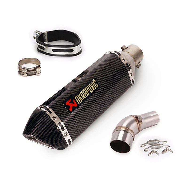 For Yamaha YZF R3 R25 MT-03 2014-2025 Exhaust System Mid Pipe Muffler Tips 51mm - Image 1 of 4