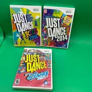 Nintendo Wii Just Dance Lot of 3 Games, CIB Mint Condition - Picture 1 of 12