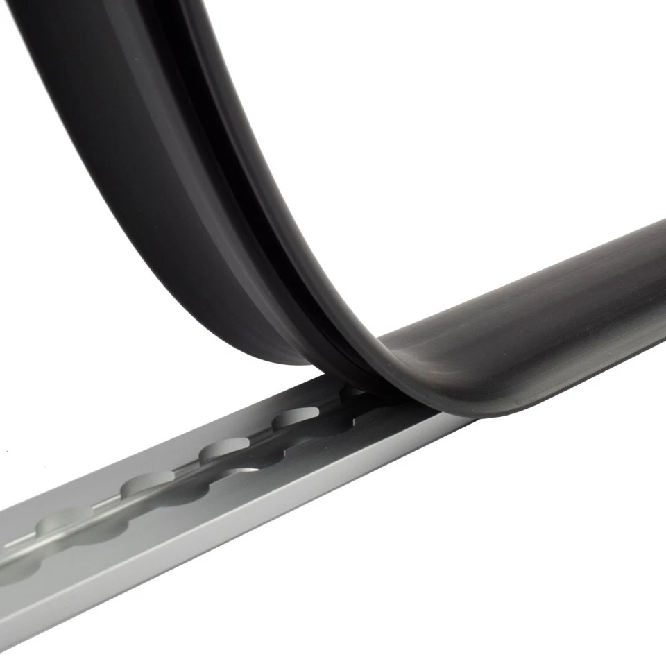 RACEFOXX Perfil de cubierta para rieles de avión cuadrados, 0,5 m, plano, cubierta para aerolínea