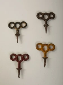 Threaded Theater Hooks Lot of 4 (B10C/JSF6) Stage Screws Prop Hardware Thumb - Picture 1 of 10