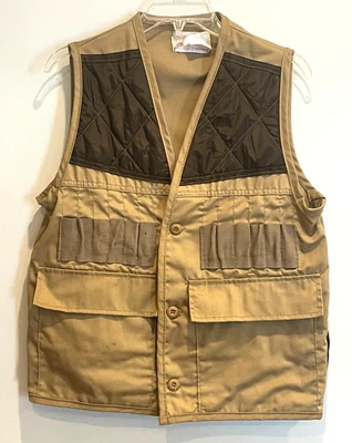 SAFTBAK Vintage Hunting Vest Jim Catfish Hunter Ammo Loop Game Pouch Smal/Medium - Image 1 of 4