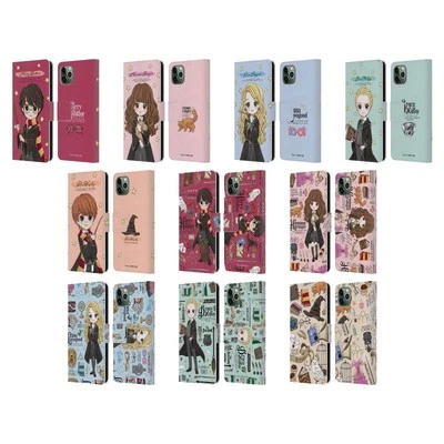 HARRY POTTER DEATHLY HALLOWS XXXVII LEATHER BOOK CASE FOR APPLE iPHONE PHONES - Image 1 of 4