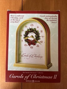 Howard Miller Carols of Christmas II Mantle Clock Sounds Of The Season #645-424 - Picture 1 of 8