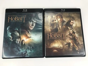 Hobbit An Unexpected Journey & The Desolation of Smaug Extended Edition Blu-ray - Picture 1 of 11