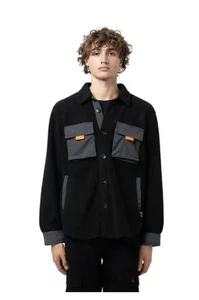 WeSC Men's Faux Sherling Long Sleeve Overshirt, XL NEW!! - Picture 1 of 10