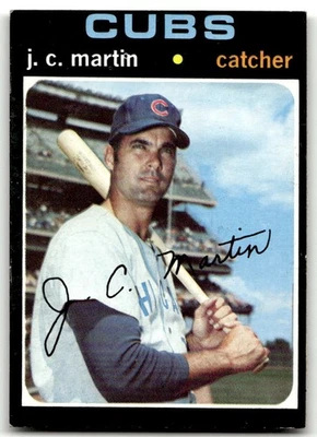1971 Topps #704 J.C. Martin Chicago Cubs HIGH # SP EX-EXMINT+ NO RESERVE! - Image 1 of 2