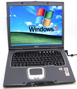 Windows XP Retro Laptop Acer TravelMate 800 LCi 15" Intel Centrino Ati Radeon - Bild 1 von 24