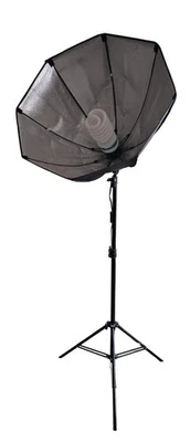LimoStudio 105W Continuous Softbox Light Kit + 6500K CFL Bulb + Stand Used - Image 1 of 4