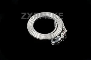 10 x COLLAR DE CADENA DE SERPIENTE PLATEADO / CIERRE DE LANGOSTA Para cuentas de dije 18" - Imagen 1 de 1