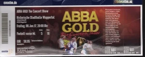Konzert Ticket ABBA GOLD Historische Stadthalle Wuppertal - Bild 1 von 1
