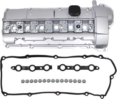 Aluminum Valve Cover for 96-00 BMW E36 E39 323is 328is 528i M3 Z3 11121703341 - Image 1 of 4