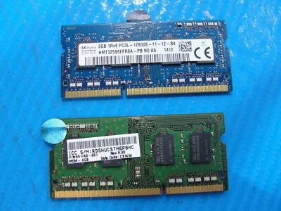 HP m6-n010dx SK hynix+Samsung 6GB (2GB+4GB) SO-DIMM Memory RAM HMT325S6EFR8A-PB - Image 1 of 2