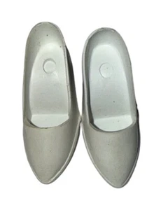 Vintage Doll Barbie White Spike Heel Pump Shoes - Picture 1 of 3