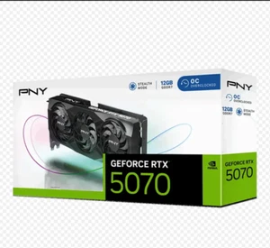 Nvidia GeForce RTX 5070 Overclocked PNY Triple Fan Graphics Card - Picture 1 of 1
