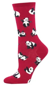 Socksmith Ladies Socks – Cuddle Puddle Panda Red AU Size 5-10.5 WNC2134 - Picture 1 of 3