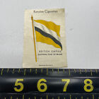 Vtg Kensitas British Empire National Flag Brunei Country Flag Tobacco Silk T035