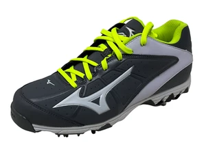 Mizuno 9-Spike Swift 4 Grey/White Women's Softball Cleats Size 10 - Picture 1 of 5