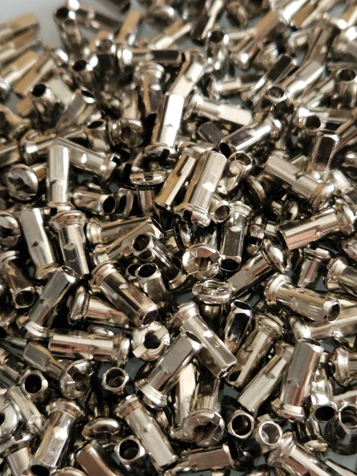 APAR EBIKES 12G ( 2.6mm ) e bike brass spoke METRIC nipples 12mm x 36pcs - Image 1 of 1