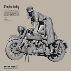 Kits de modelos de resina Motor Empire Girl escala 1/35 sin pintar sin montar YUFAN - Imagen 1 de 4