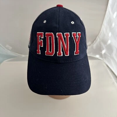 Navy Blue Strapback Hat -A Tribute To Heroes FDNY - Image 1 of 4