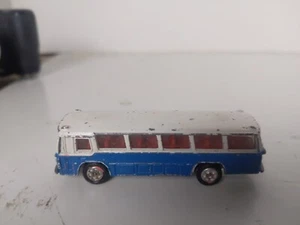 VINTAGE TOMICA No 41 BLUE WHITE MITSUBISHI FUSO COACH BUS 1:156 JAPAN 1974 - Picture 1 of 6