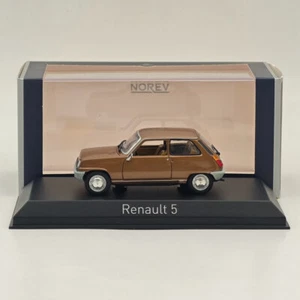 Norev 1/43 Renault 5 TL 1974 Brown metallic Diecast Model Car Limited Collection - Picture 1 of 7