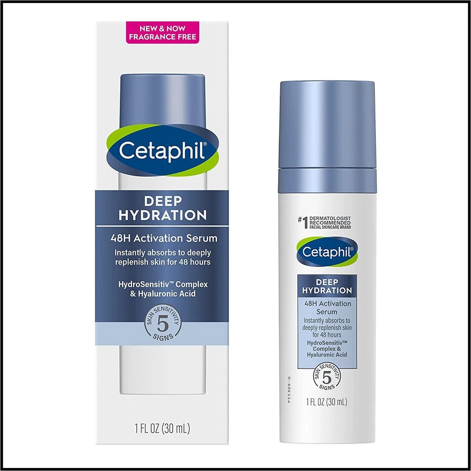 Cetaphil Deep Hydration 48 Hour Activation Serum w/ Hyaluronic Acid 1oz - Image 1 of 1