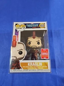 Funko POP! Marvel KRAGLIN #337 Guardians Of The Galaxy 2018 SDCC + Protector - Picture 1 of 14