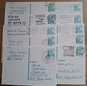 Bund Postkarten 10X (Schöne Stempel) - Bild 1 von 1