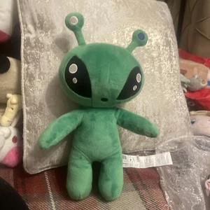 Ikea Aftonsparv Alien Green Plush Soft Toy Comforter 34cm - Picture 1 of 5