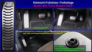 Fußstütze Fußablage Pedal Ford Mondeo MK5 ab 2014 - Bild 1 von 1