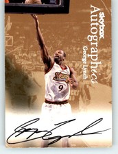 1999 SkyBox Premium #NNO George Lynch Auto - corners/crease -