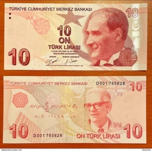 Turquía Turquía 10 Liras 2009 9ª Emisión P 223 Prefijo D001 Primera Serie UNC - Imagen 1 de 1