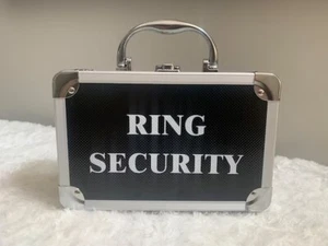 Ring Bearer Ring Security Case, Wedding Ring Case, Wedding Party, Ring Pillow - Picture 1 of 5