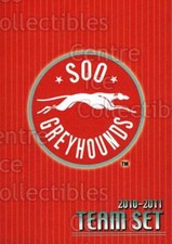 2010-11 Sault Ste. Marie Greyhounds #25 Header, Checklist