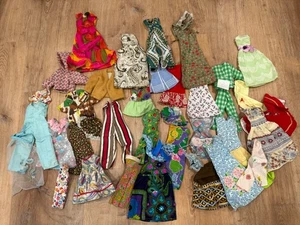 Vintage 60s 70s Barbie CLONE Mixed Outfits Dresses Skirts Pants Hats Lot - Bild 1 von 7