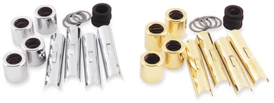 Colony Upper Pushrod Cover Set - Chrome Plated Motorcycle Street Bike 7508-20 - Image 1 of 4