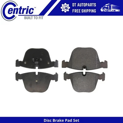 Para 2006-2010 BMW 650i | Pastilhas de freio a disco traseiras centrais | Semi-metálicas - Imagem 1 de 4