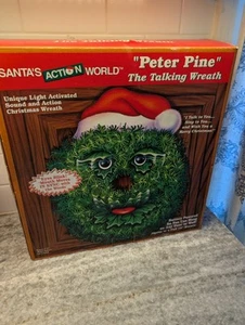 Corona de canto parlante con sensor de movimiento Gemmy 1997 de colección 🎄 ¡¡Incluye baterías!!! - Imagen 1 de 8